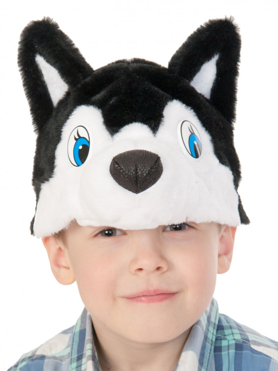 Шапочка к костюму Хаски детская