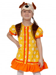 Костюм карнавальный "Собачка Жучка" для девочки