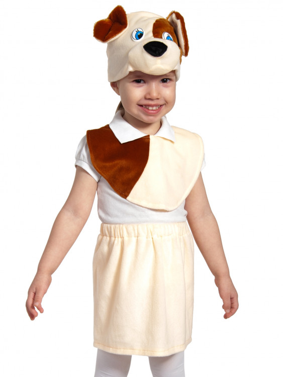 Карнавальный костюм "Собачка лайт" для девочки